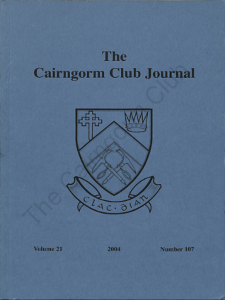 The Cairngorm Club Journal No 107 cover